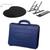 Capa Case Para Notebook +Kit Acessórios Note Azul
