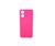 Capa Case + Película Gel Privativa Compatível Para Moto G04 Rosa-neon
