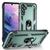 Capa Case Samsung Galaxy A34 5G (2023) (Tela 6.6) Shield Dupla Camada Com Stand e Anel Verde