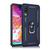 Capa Case Samsung Galaxy A70 (2019) (A705M) (Tela 6.7) Dupla Camada Com Stand e Anel Azul