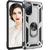 Capa Case Samsung Galaxy S20 FE (Fan Edition) (2020) (Tela 6.5) Dupla Camada Com Stand e Anel Prata
