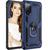 Capa Case Samsung Galaxy S20 FE (Fan Edition) (2020) (Tela 6.5) Dupla Camada Com Stand e Anel Azul