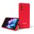 Capa Case Samsung Galaxy S20 FE (Fan Edition) (2020) (Tela 6.5) Silicone (Aveludado) (Microfibra) Vermelho