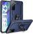 Capa Case Samsung Galaxy S21 FE (Fan Edition) (2021) (Tela 6.4) Com Stand e Anel Azul
