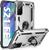 Capa Case Samsung Galaxy S21 FE (Fan Edition) (2021) (Tela 6.4) Com Stand e Anel Prata