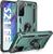 Capa Case Samsung Galaxy S21 FE (Fan Edition) (2021) (Tela 6.4) Com Stand e Anel Verde