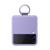 Capa Case Samsung Galaxy Z-Flip 3 (Tela 6.7) Silicone Com Anel Original Violeta