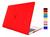 Capa Case Slim Compativel com Macbook NEW AIR 15.3" A2941 A3114 com Chip M2 Vermelho Fosco