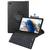 capa case teclado giratoria p/ samsung Galaxy Tab A8 X200 X205 Preto