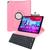 Capa Case teclado Para Apple Ipad air 2 air 1 5ª 6ª geração Bluetooth Rosa