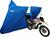 Capa Cobrir Moto Honda Xre 300 Com Espaço Top Case Bau Azul