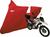 Capa Cobrir Moto Honda Xre 300 Com Espaço Top Case Bau Vermelha