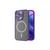 Capa Compatível com o Iphone 14 Normal 6.1P Protect Lens Magsafe Rock Roxo
