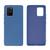 Capa Cover para Galaxy S10 Lite em Silicone Aveludado Azul Royal