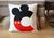 Capa de Almofada alfabeto Mickey orelhinha iniciais A a Z C