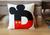 Capa de Almofada alfabeto Mickey orelhinha iniciais A a Z D