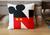 Capa de Almofada alfabeto Mickey orelhinha iniciais A a Z N
