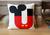 Capa de Almofada alfabeto Mickey orelhinha iniciais A a Z U