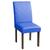Capa De Cadeira De Jantar Em Malha Gel Com Elástico Premium Azul Royal