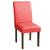 Capa De Cadeira De Jantar Em Malha Gel Com Elástico Premium Vermelho