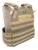 Capa de Colete Modular Plate Carrier JA Rio Militar Tan