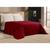 Capa De Edredom Luxo King Duvet Zíper 400 Fios + 2 Fronhas Grape Red