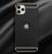 Capa de Luxo Compatível para iPhone SE 11 12 13 14 Pro Pro Max Chapeamento Dourado Preto