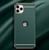 Capa de Luxo Compatível para iPhone SE 11 12 13 14 Pro Pro Max Chapeamento Dourado Verde