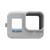 Capa de Silicone para GoPro Hero 8 Black + Cordão Ajustável Telesin Cinza