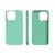 Capa de silicone para iPhone 15 14 13 12 11 Pro Max Mini XR XS MAX 8 7 Plus Capa à prova de choque Verde