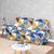 Capa de Sofá Coladinha 3 Lugares G Estampado com FIxador Costura Resistente Azul Geometrico