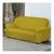 Capa De Sofa Lisa 2 E 3 Lugares Malha Gel Várias Cores Amarelo