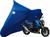 Capa De Tecido Helanca Moto Suzuki GSX S 750  Sob Medida Azul