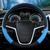 Capa de volante universal volant trança no volante moda antiderrapante funda volante estilo do carro acessórios Blue