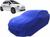 Capa Fiat 500 Tecido Lycra Macio Não Risca Pintura Azul