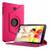 Capa Giratória e Dobrável Para Tablet Samsung Galaxy Tab A 10.1" SM-P585 / P580 + Película de Vidro Rosa Escuro