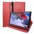 Capa Giratória Galaxy Tab A7 Lite T220 T225 8.7 Polegadas Vermelho