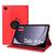 Capa Giratória Para Tablet Galaxy Tab A9 Plus 11' + Película Vermelho