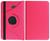 Capa Giratória Para Tablet Samsung Galaxy Tab A 10.1" SM- T585 / T580 + Película de Vidro Rosa Escuro