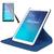 Capa Giratória Para Tablet Samsung Galaxy Tab E 9.6" SM-T560 / T561 / P560 / P561 + Película de Vidro Azul escuro