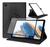 Capa giratória Protetora Para Tablet Galaxy Tab A8 + Película Cerâmica SM-X200, SM-X205 Preto