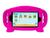 Capa Infantil de Silicone Com Alça CompatÍvel Com O Tablet Twist Tab T770 Multilaser 7 Polegadas Rosa Pink