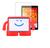 Capa Infantil iGuy + Película compatível com iPad 7ª Geração A2197 Vermelho