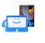 Capa Infantil iGuy + Película compatível com iPad 9ª Geração  Azul
