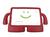 Capa Infantil Iguy Tablet Samsung Tab A 10.5" SM- T595 / T590 + Película de Vidro Vermelho