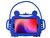 Capa Infantil Para Tablet Multilaser M8 Tela 8 Polegadas Suporte Veicular Anti Impacto Silicone Azul