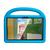 Capa Maleta Infantil Para Tablet Samsung Galaxy Tab A7 10.4" 2020 (T500 / T505) + Película de Vidro Azul