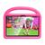 Capa Maleta Infantil Para Tablet Samsung Galaxy Tab A7 10.4" 2020 (T500 / T505) + Película de Vidro Rosa