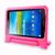 Capa Maleta Infantil Para Tablet Samsung Galaxy Tab3 7" SM-T110 / T111 / T113 / T116 Rosa Escuro
