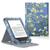 Capa Novo Kindle 11ª geração - 2022 tela 6,8 WB Vertical Silicone Flexível Sensor Magnético Flores